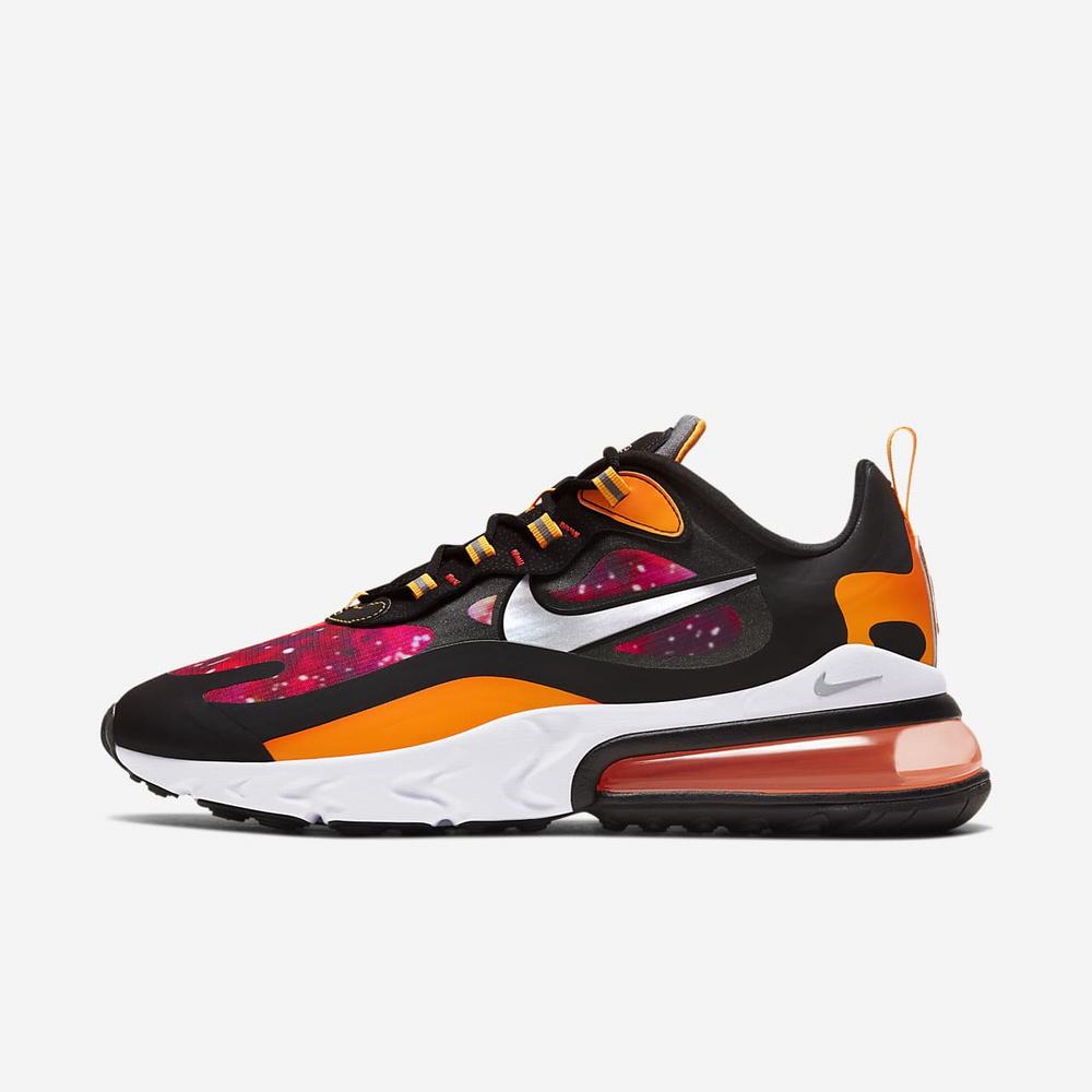 Sneakers Nike Air Max 270 React Noir 1089-247 Black/White/Hyper Crimson/Metallic Silver Homme | QQI-47904824